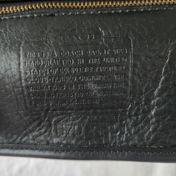 Vintage leather Coach *9801 - Picture 4 of 11